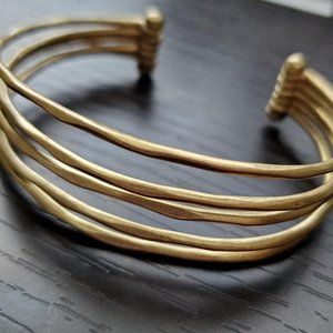 Stella & Dot Gold Quinn Cuff Bracelet